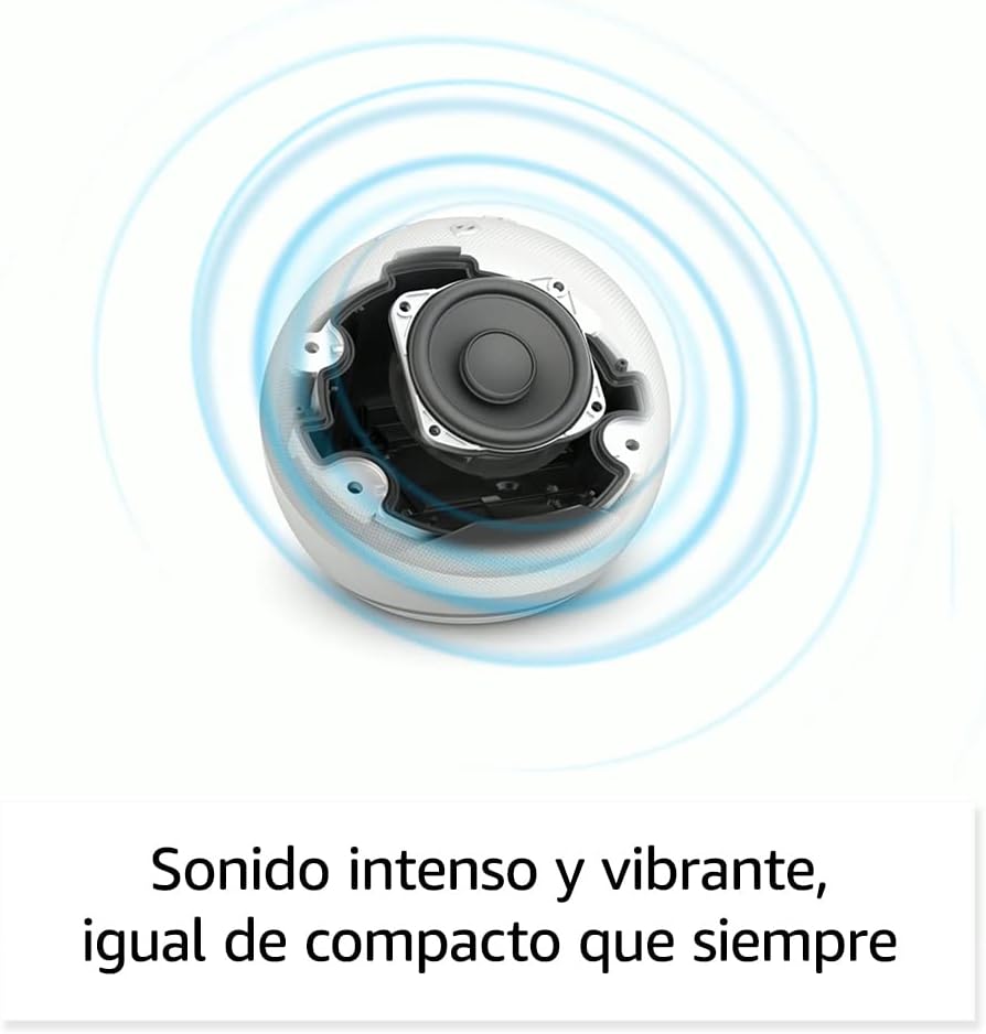 Amazon Echo Dot (5.ª generación, modelo de 2022) | Bocina inteligente con Alexa | Blanco | UPC: 840080531083