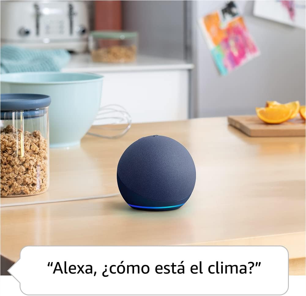 Amazon Echo Dot (5.ª generación, modelo de 2022) | Bocina inteligente con Alexa | Blanco | UPC: 840080531083