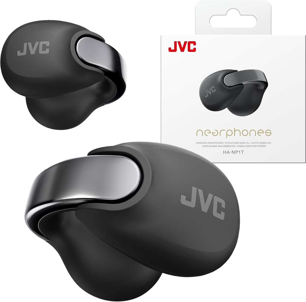 JVC Nearphone Wireless Open-Earcuff Earbuds (Black)