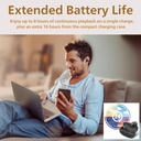 JVC Nearphone Wireless Open-Earcuff Earbuds (Black)