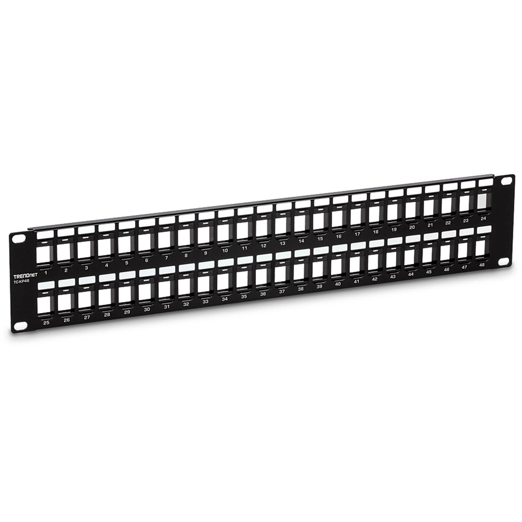 48-PORT BLANK KEYSTONE 2U HD