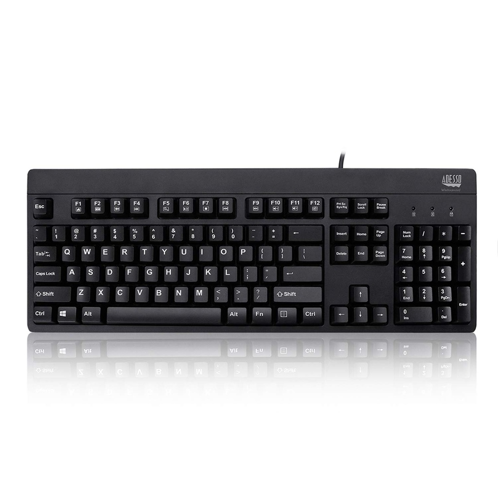 Adesso EasyTouch 630UB - Antimicrobial Waterproof Keyboard