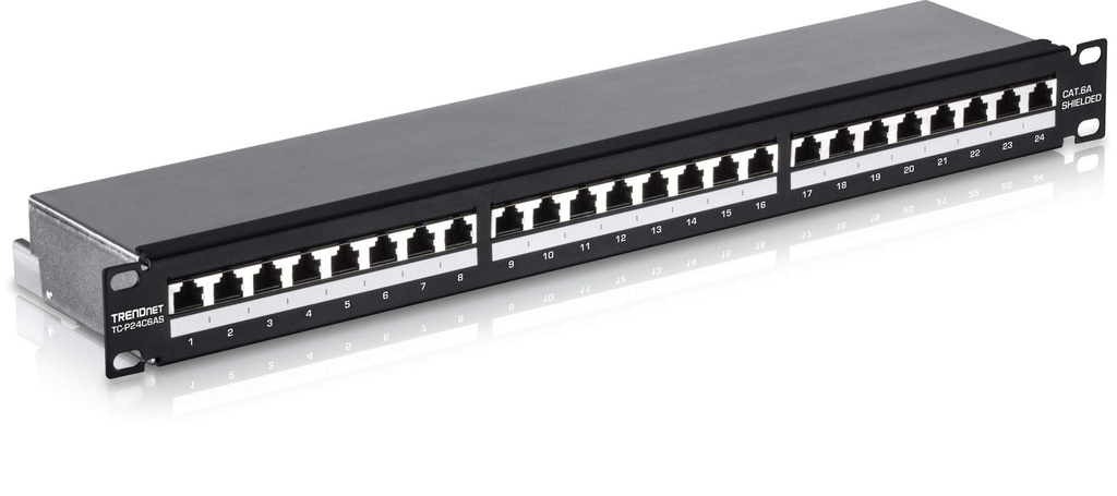Panel de conexiones de red TRENDnet TC-P24C6AS - 24 Puerto(s) - Conforme con normas TAA