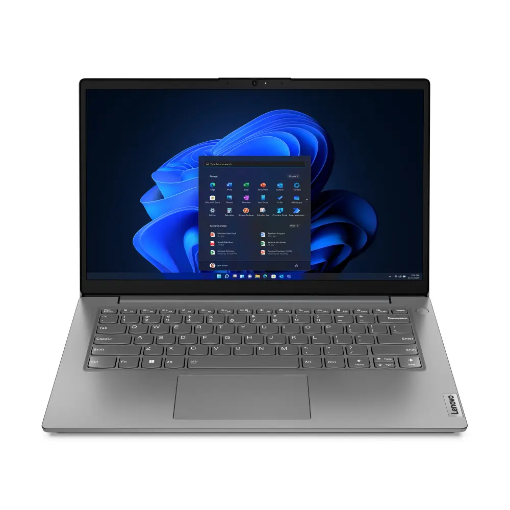 Laptop Lenovo V14 G3: Procesador Intel Core i5 1235U (hasta 4.4 GHz), Memoria de 16GB DDR4, SSD de 512GB, Pantalla de 14" LED, Video Iris Xe Graphics, S.O. Windows 11 Pro (64 Bits).