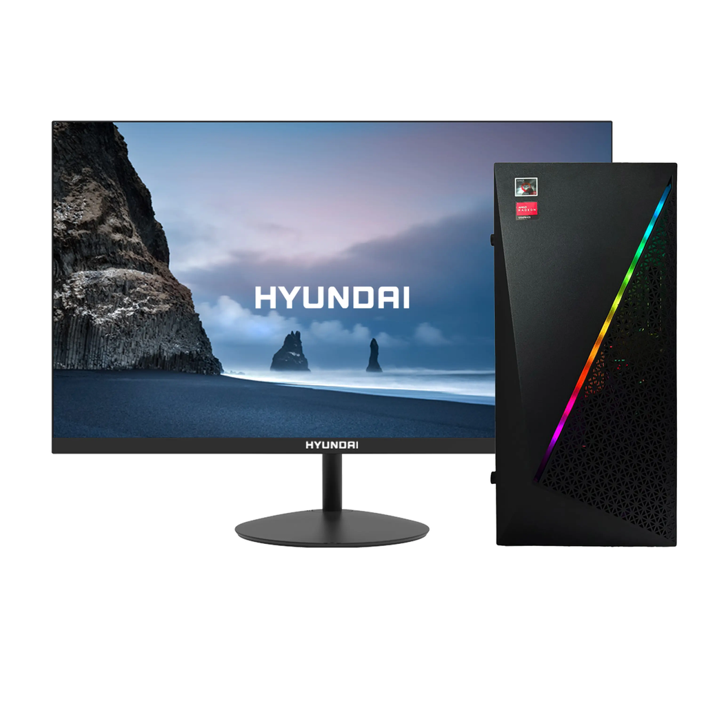 PC RYZEN 3 5300G RAM 16GB DDR4 SSD 512GB CON MONITOR 22” MINI TORRE