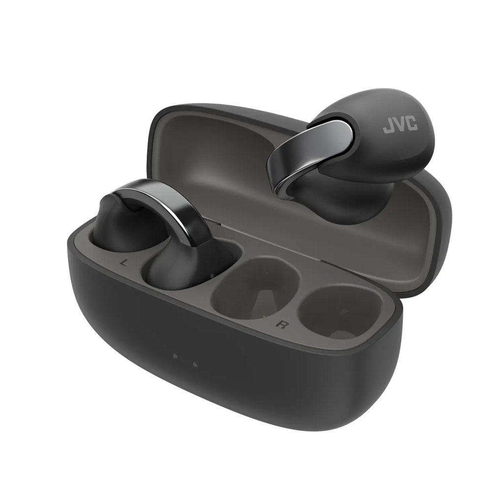 JVC Nearphone Wireless Open-Earcuff Earbuds (Black)