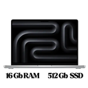 Apple MacBook Pro, 14, M4, CPU de 10 núcleos, GPU de 10 núcleos, RAM 16 GB, SSD 512 GB, Plata