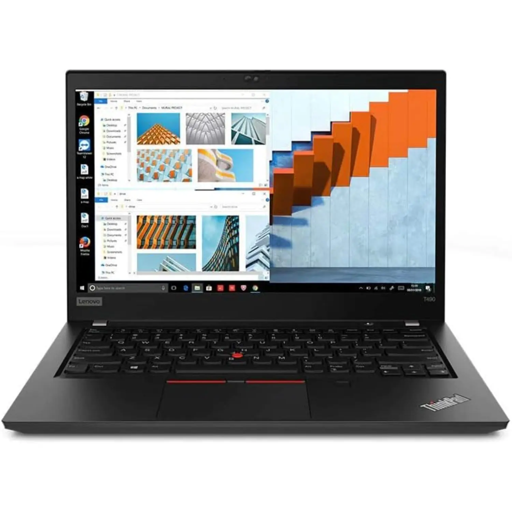 Lenovo ThinkPad T490 – Laptop 14″ FHD IPS, Intel Core i5-8365U, 8GB RAM, 256GB SSD, Windows 10 Pro, Fingerprint, Grade A