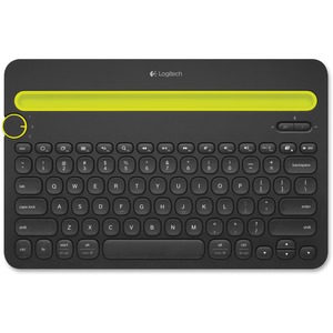 Teclado Logitech K480 - Inalámbrico Conectividad - Ingl&eacute;s, Franc&eacute;s - QWERTY Diseño - Negro