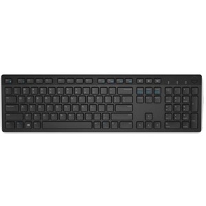 Dell KM636 Refurbished Wireless Keyboard + Mouse Combo, Black