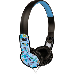 Auricular Maxell Safe Soundz Cableado - De Diadema - Biauricular - Est&eacute;reo - Azul