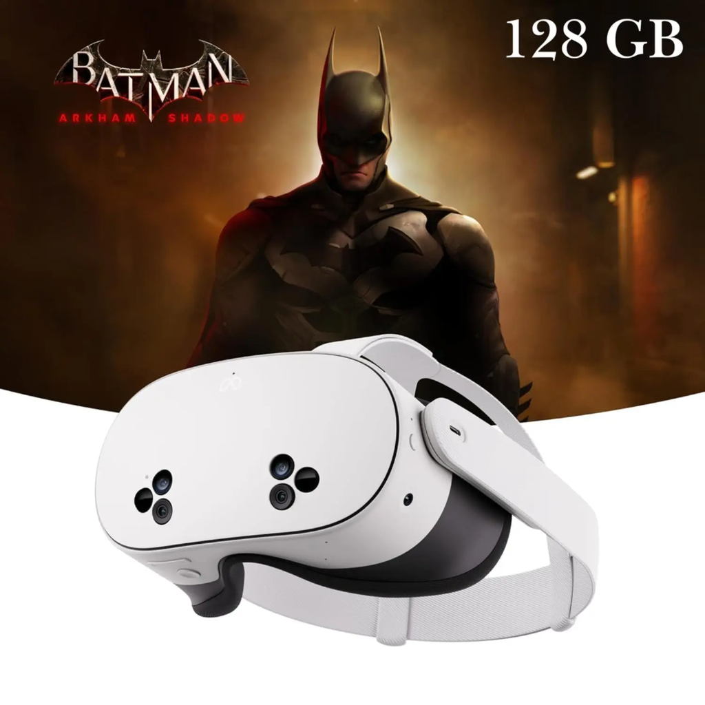 Meta Quest 3S 128GB – Visor VR All-in-One, Incluye Batman: Arkham Shadow + 3 Meses de Meta Quest+, White, Refurbished