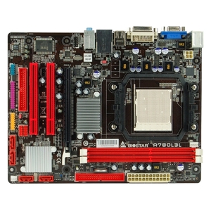 Placa Base de Ordenador de Escritorio Biostar A780L3L - AMD 760G Conjunto de Circuitos Integrados - Socket AM3 PGA-941 - Micro ATX