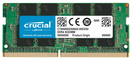 Refurbished  Módulo RAM Crucial para Portátil - 8 GB (1 x 8GB) - DDR4-3200/PC4-25600 DDR4 SDRAM - 3200 MHz - CL22 - 1,20 V Grade B