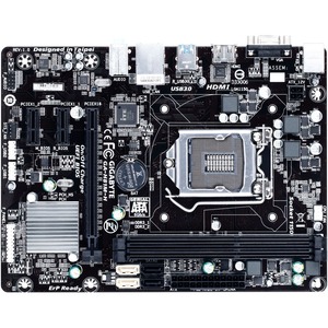 Placa Base de Ordenador de Escritorio Gigabyte Ultra Durable GA-H81M-H - Intel H81 Conjunto de Circuitos Integrados - Socket H3 LGA-1150 - Micro ATX