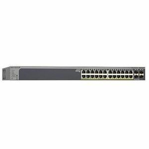 NETGEAR Smart GS728TP - Switch - L3 Lite - smart - 16 x 10/100/1000 (PoE) + 8 x 10/100/1000 (PoE+) + 4 x SFP - rack-mountable - PoE+ (192 W)